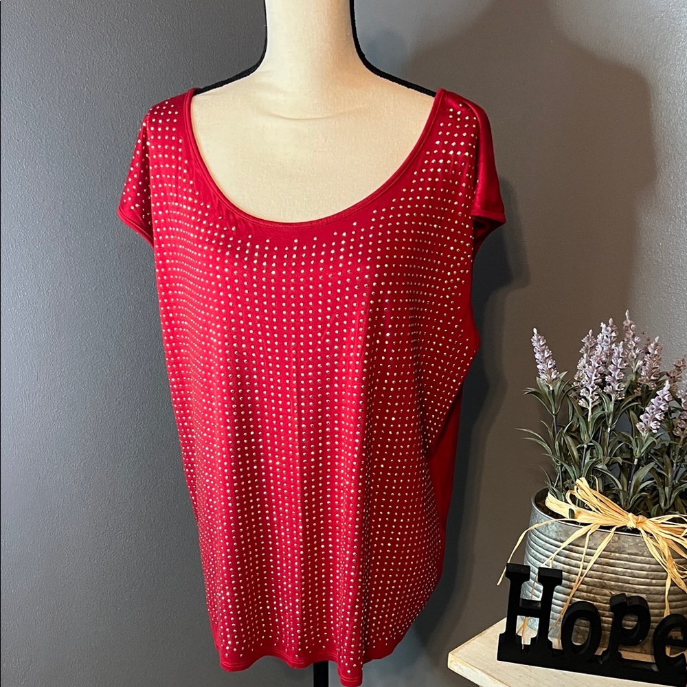 Dress Barn Ruby Studded Blouse - image 1